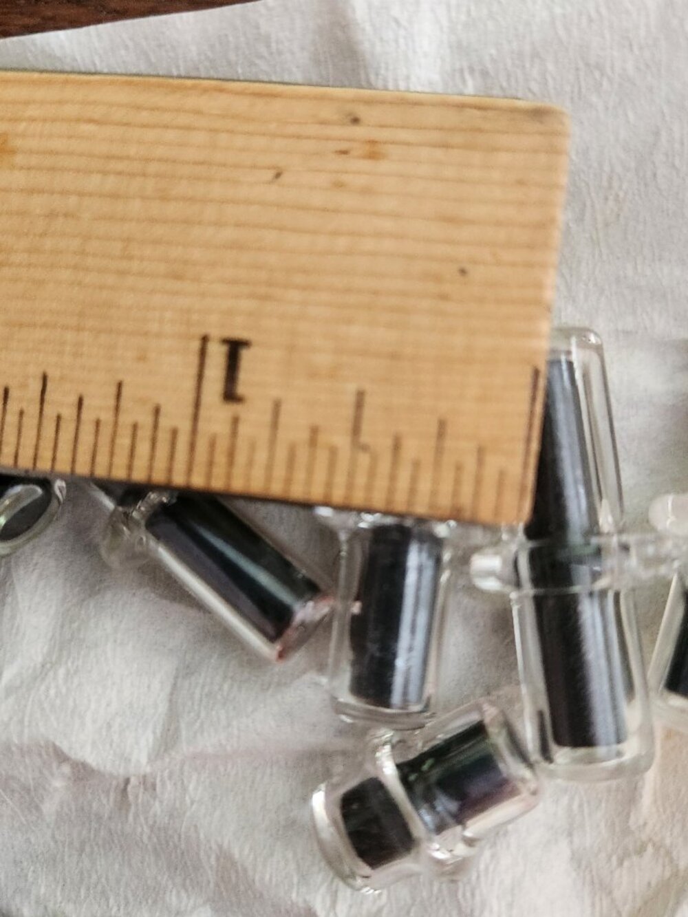 22 Vintage Glass Encased Magnetic Stir Bars and Pivot Rings Lab Lot Mixed Sizes - Picture 10 of 12
